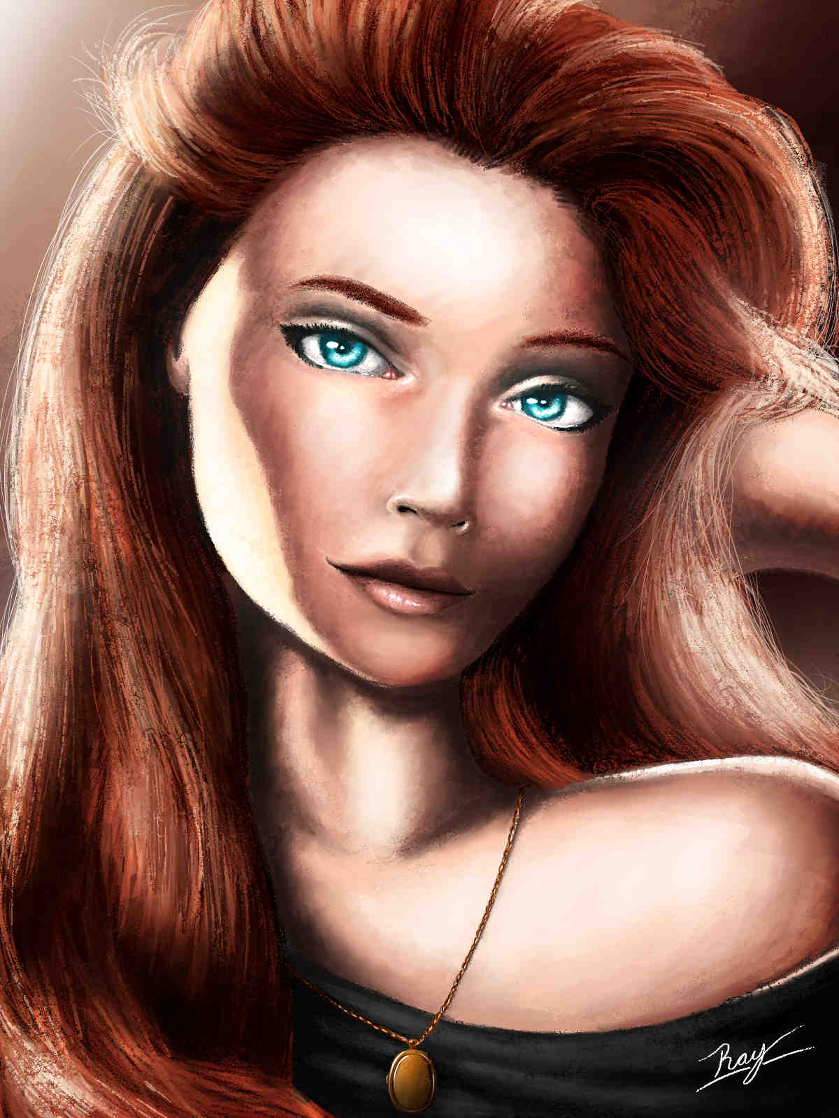 Mother character portrait